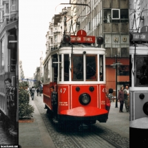 Istanbul zona pedonale, tram